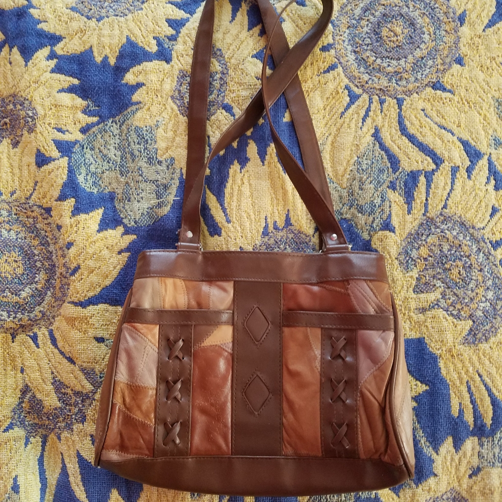 Patchwork Leather Purse